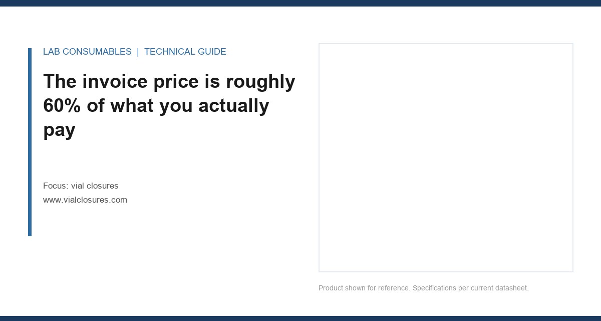 The invoice price is roughly 60% of what you actually pay