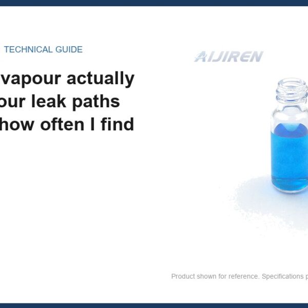 Where the vapour actually escapes: four leak paths ranked by how often I find